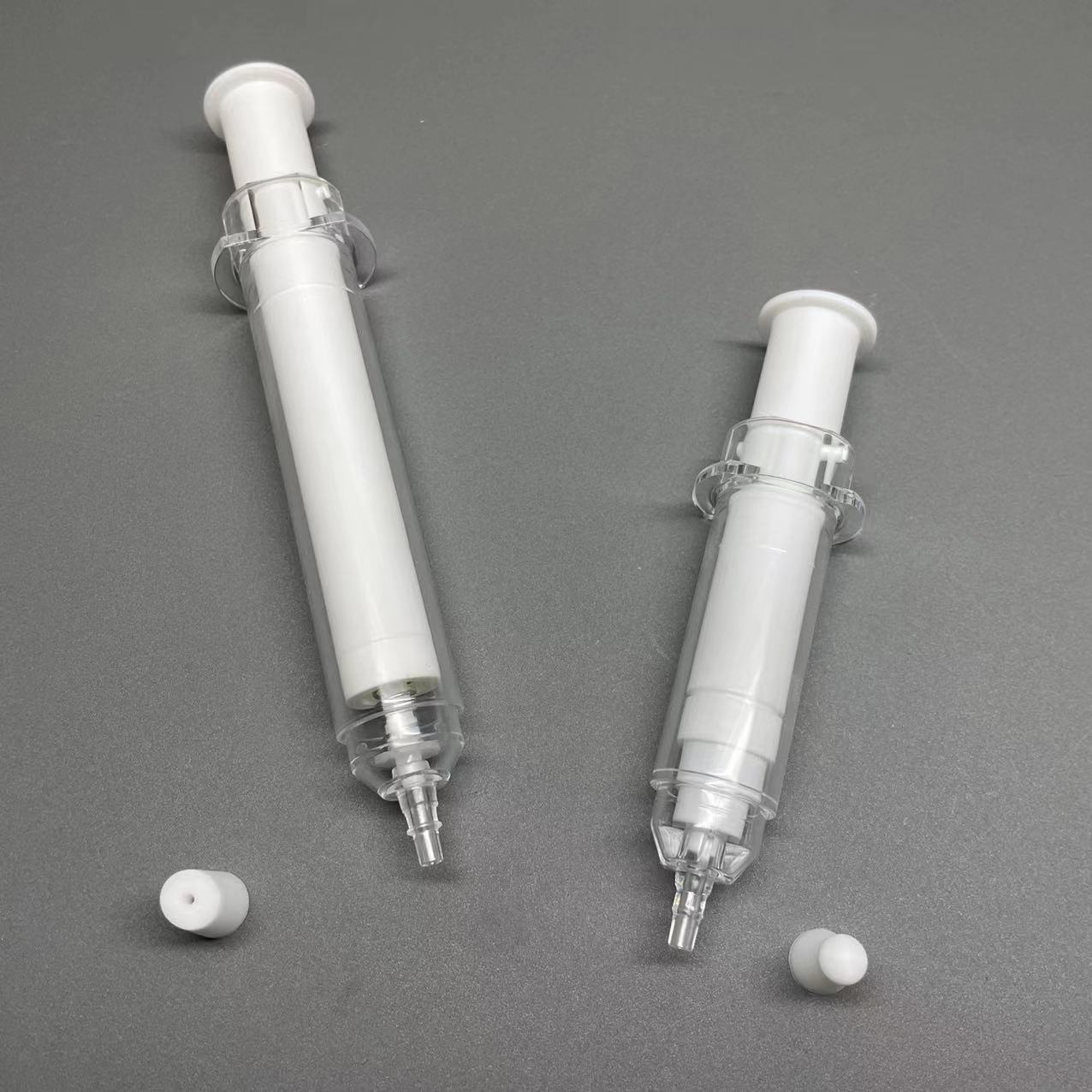 5ml 10ml 20ml plastic PS cosmetic white empty plastic airless tube press bottle for ultrasound scalpel use eye cream use