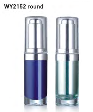 Arcylic UV Transparent Small Flat Shoulder Dropper Bottle Packaging 