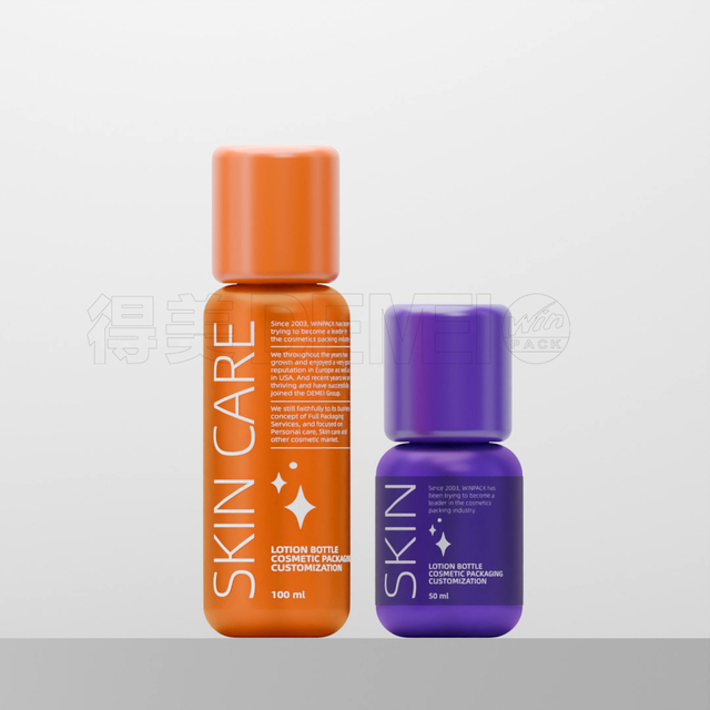 50ml 100ml PET Plastic Lotion Spray Bottle