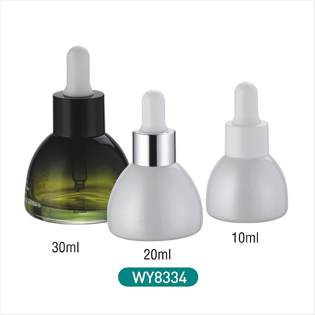 10ml 20ml 30ml บรรจุภัณฑ์เครื่องสำอางเคลือบขวดหยดแก้วเจดีย์รูปทรงพิเศษสีเขียวและสีขาวพร้อม Gol ((5).jpg