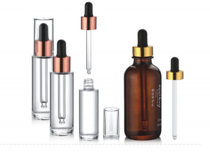 Rose Gold UV Comestic Dropper Bottle for skin care