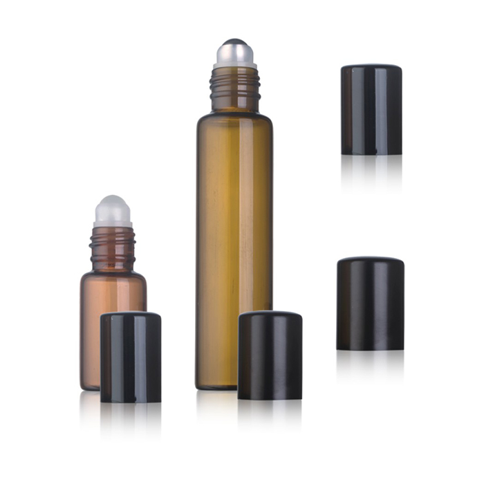 5ml 8ml 12ml 15ml 20ml 30ml 10ml Roller Bottles with Clear Or Amber Color for Essential Oils