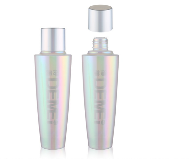 ODM Cosmetic Packaging Glass Mould Bottle with lid for lotion