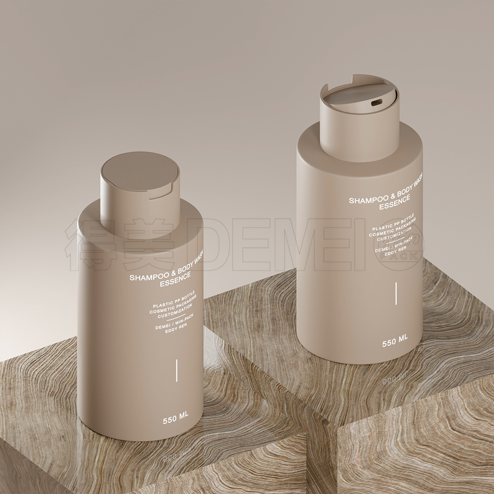 550ml PP Plastic Bottle with Disc Top Cap 