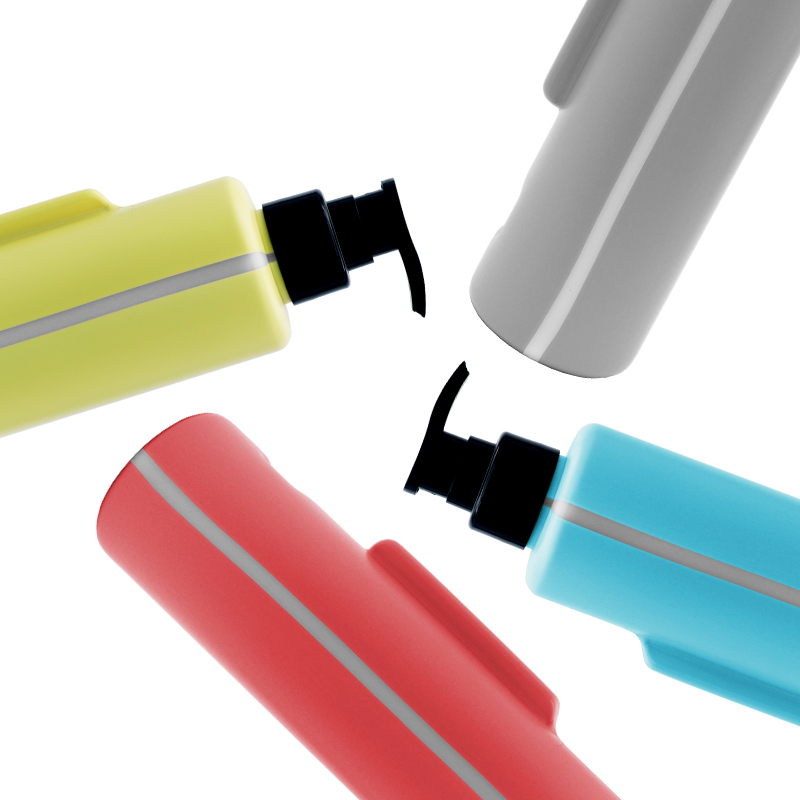 350ml HDPE Plastic Pump Bottle for Shampopo And Body Wash