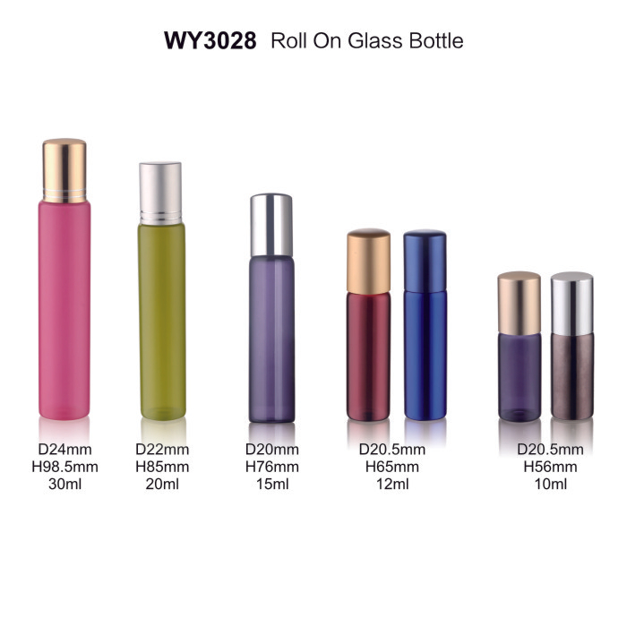 5ml 12ml 15ml 20ml 30ml Spraying Colored Roller Ball Bottles for Essential Oils And Serums