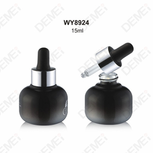 Black glass Comestic Dropper Bottle for Personal Care