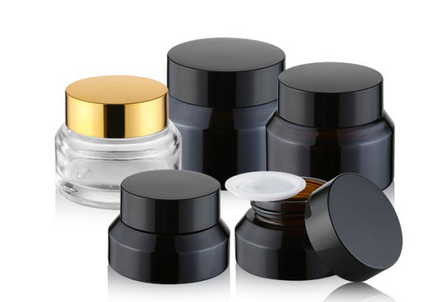 Wide Mouth Cosmetic Packaging with lids for home use