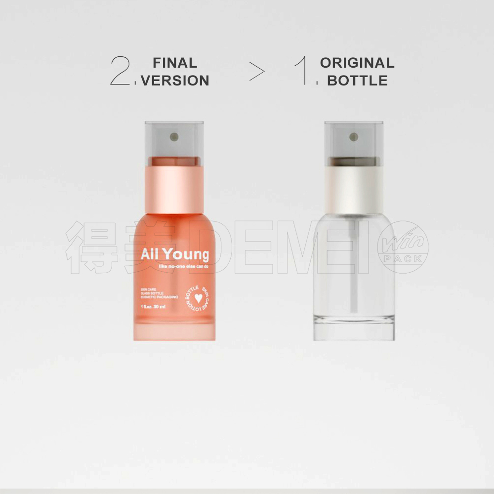 30ml Glass Blue/Red/Yellow Spray Bottle