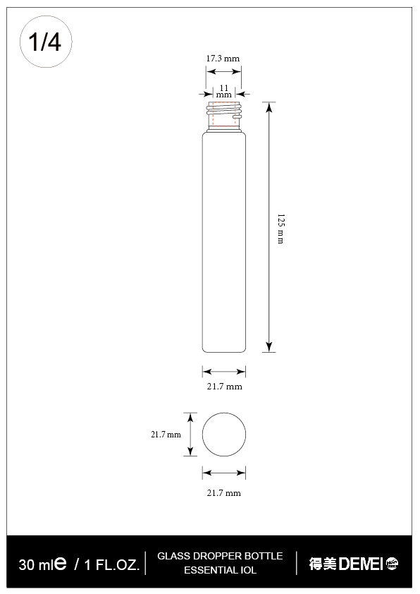 Glass Dropper Bottle