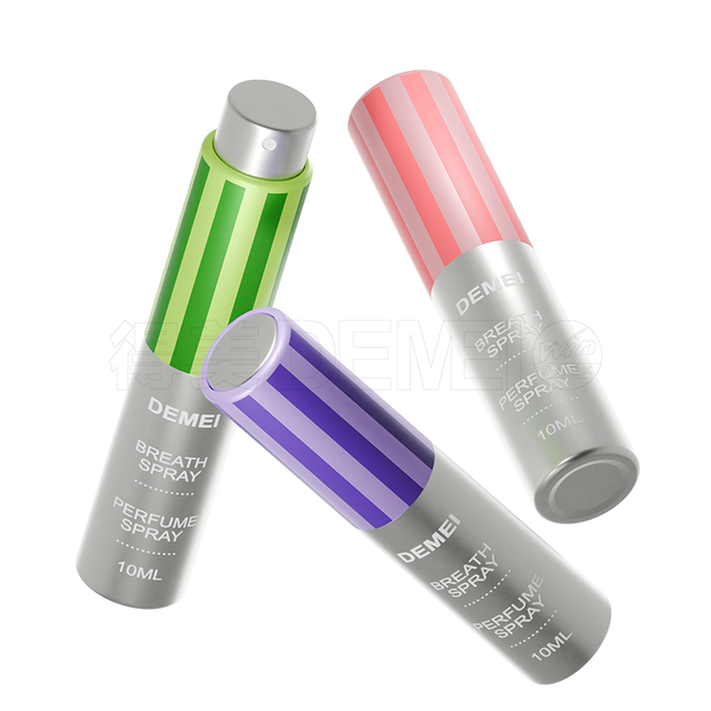 10ml Glass Rotating Spray Perfume Bottle with Aluminum Tube