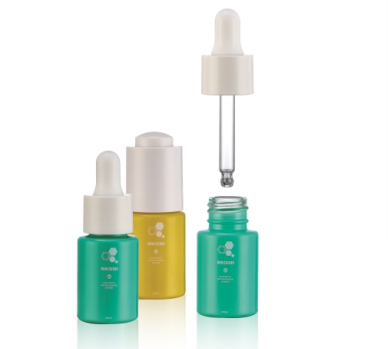 Refillable aluminium Cosmetic Glass Bottle with dropper