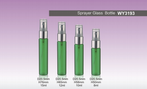 8ml Refillable Perfume Glass Bottle With Plastic Cap