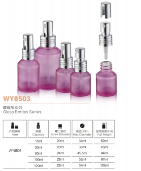 120ml Luxury Perfume Glass Bottle With Atomizer