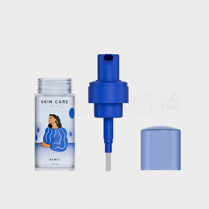 80ml Glass Foaming Soap Dispenser for Personal Care Packaging