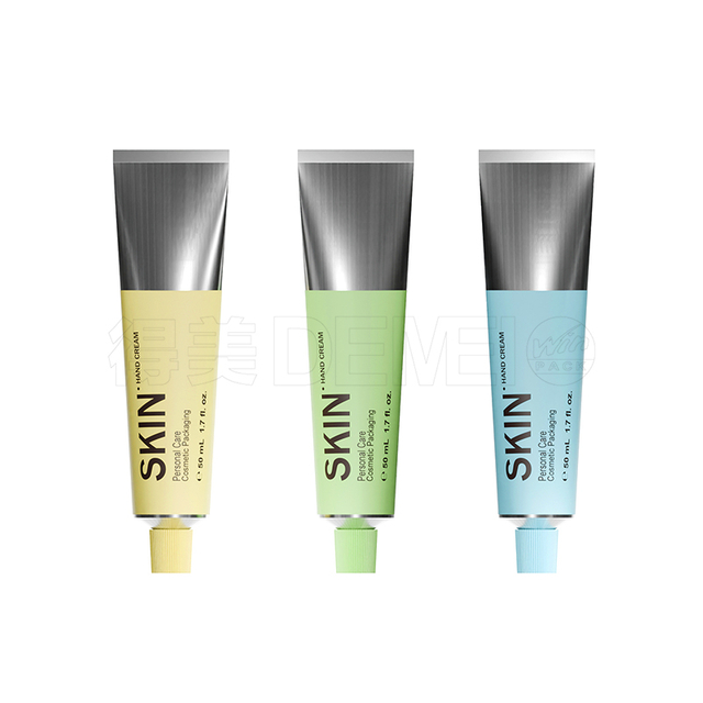 50ml aluminum tube with screw cap for hand cream