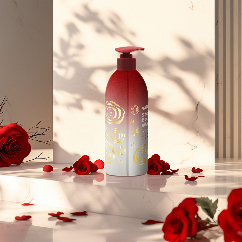 550ml HDPE Plastic Lotion Pump Bottle for Shampopo And Body Wash