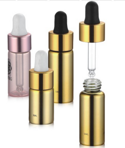 Mini aluminium Comestic Dropper Bottle for skin care
