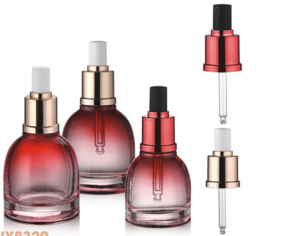 High quality glass dropper bottle cosmetic packaging for skin care