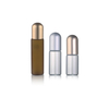 3ml 5ml 5ml 8ml 10ml Clear Tube Glass Empty Roll on Bottles with Silver Metal Cap for Serums And Essential Oils