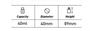 Large Size Cosmetic Packaging with Foam Pump Travel Use