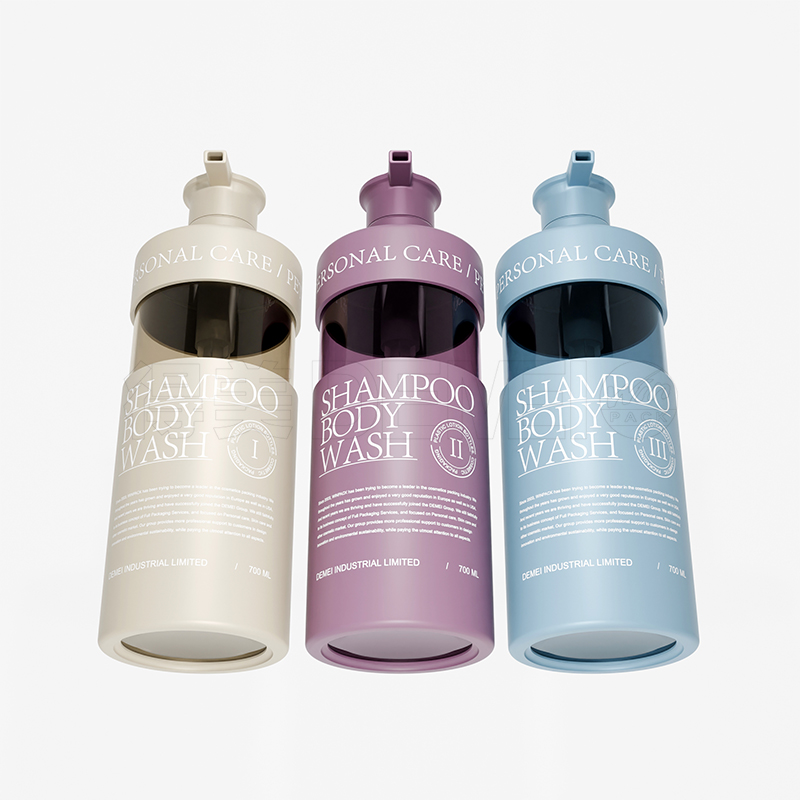 100ml-700ml PET Plastic Lotion Pump Bottle