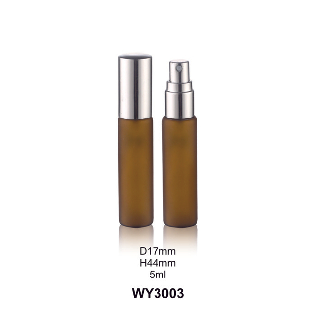 5ml 8ml 10ml 15ml Clear Or Amber Perfume Spray Bottle with Aluminium Sprayer And Aluminium Cap