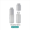 5ml 10ml 12ml White Round Shape Tube Glass Bottle with White Pump Dropper for Serum Bottle