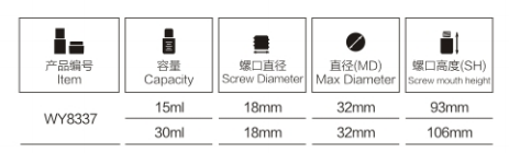 OEM Home Use aluminium Cosmetic Bottle