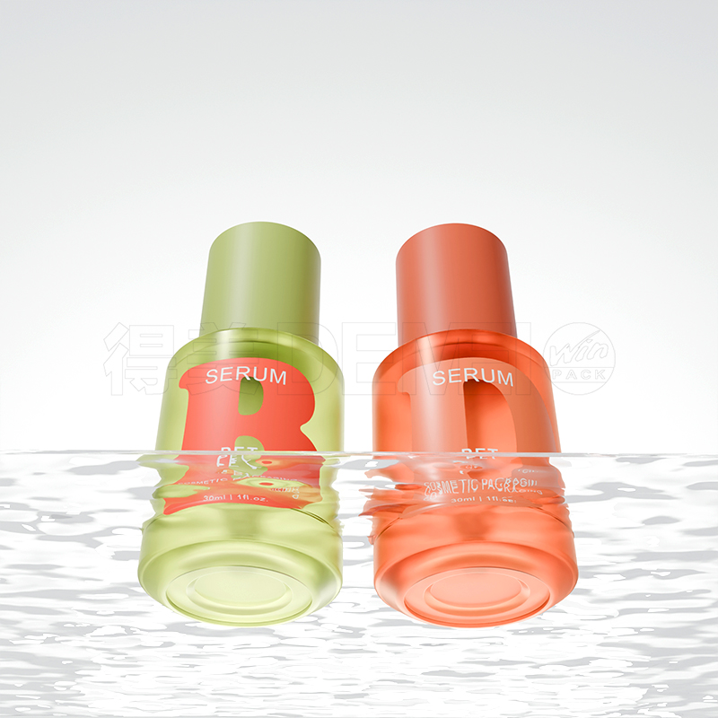 30ml PET Plastic Bottle with Press Botton Dropper for Serum