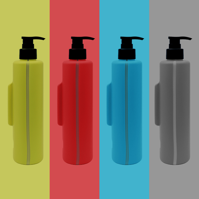 350ml HDPE Plastic Pump Bottle for Shampopo And Body Wash