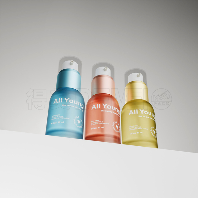 30ml Glass Blue/Red/Yellow Spray Bottle