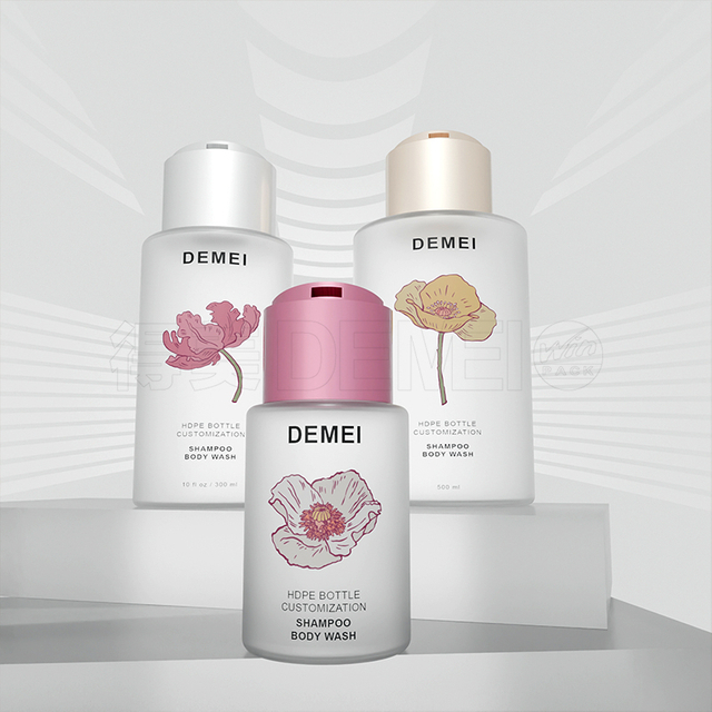 90ml 300ml 500ml HDPE Plastic Bottle with Disc Top Cap 