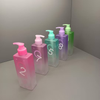 High Quality Customizable Logo 200ml Plastic Pet Square Shampoo Lotion Pump Bottle for Cosmetic Packaging