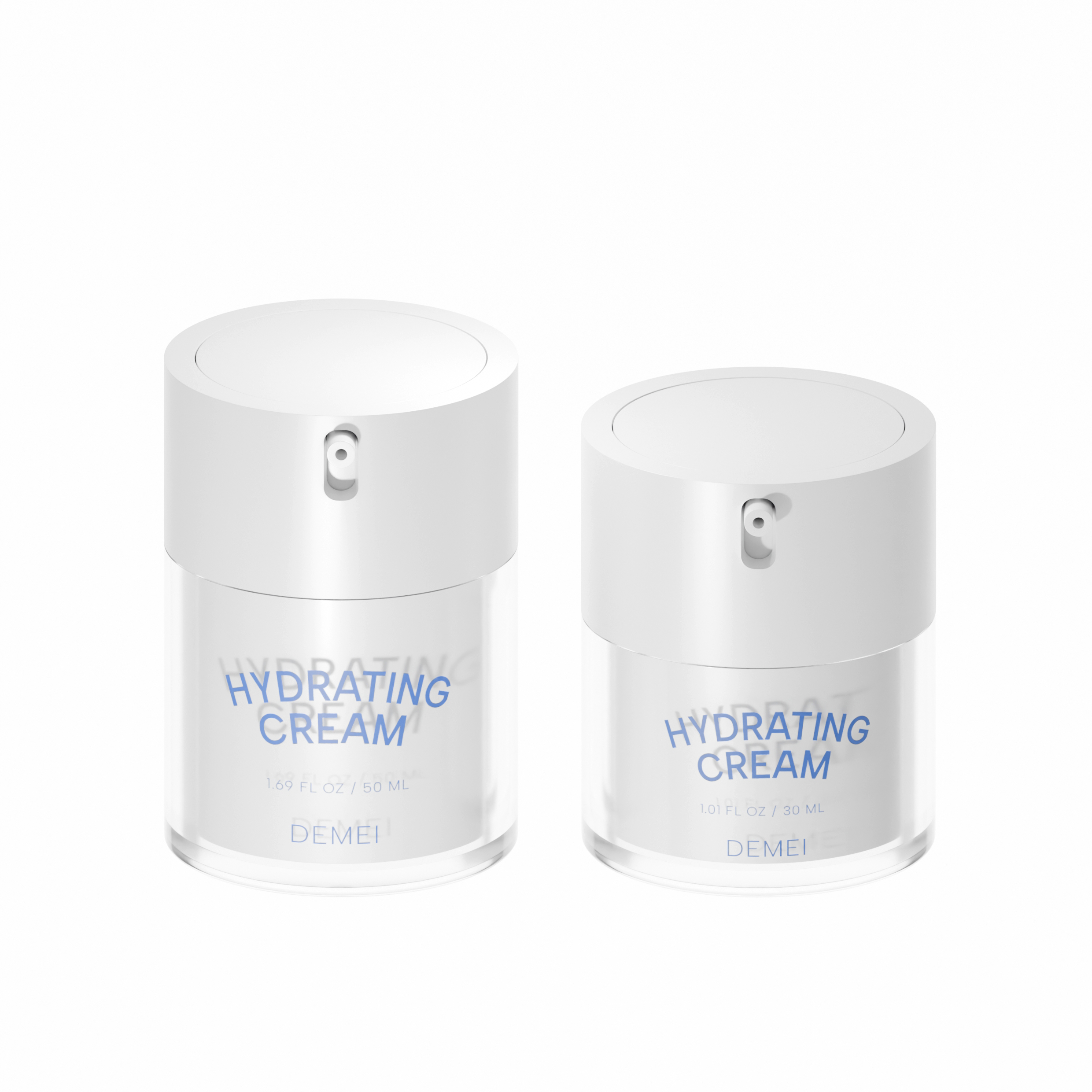 Luxury Airless Cream Jar 30ml 50ml Acrylic Vacuum Moisturizer Container