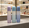 120ml Semi-transparent Matte Gradient Glass Lotion Pump Bottle Luxury Skincare Serum Dispenser Bottle