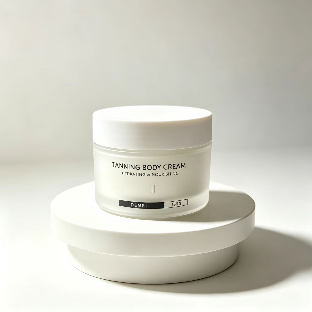  Double Wall Round PP Cream Jar 