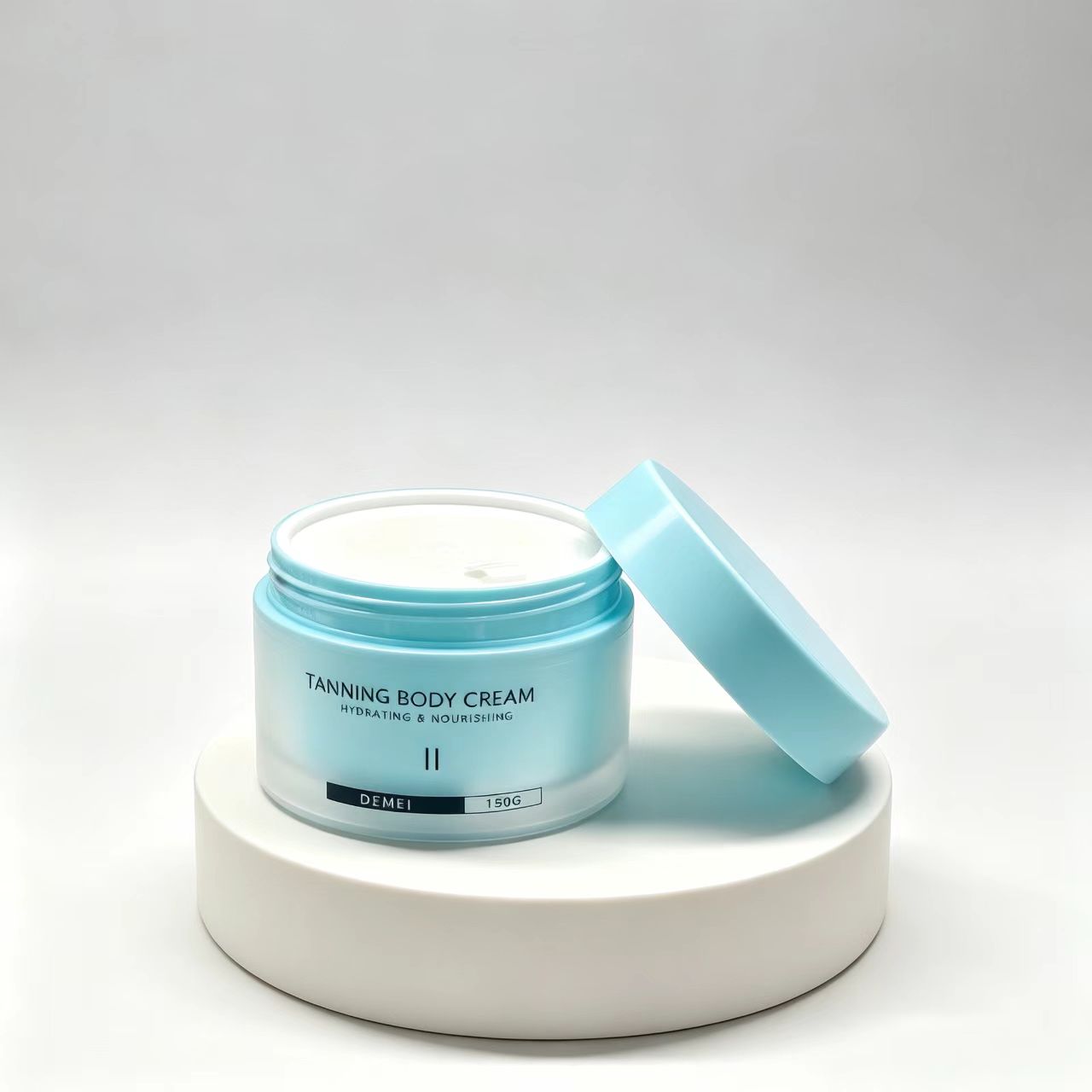  Double Wall Round PP Cream Jar 