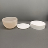 Large Capacity Matte Beige Round Plastic Cream Jar Empty Cosmetic Container Face Mask Body Butter Jar Skincare Packaging