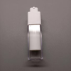 Hot Sale Empty Airless Pump Serum Bottles 15/30/50ml Square Shape Customizable Color Screen Printed Cosmetic Packaging