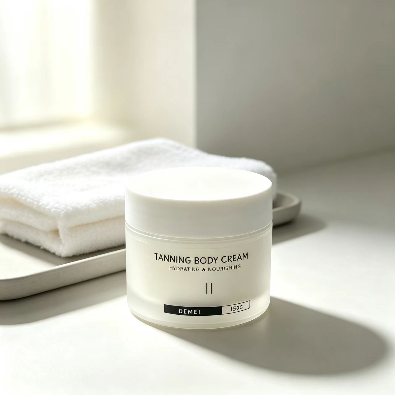  Double Wall Round PP Cream Jar 