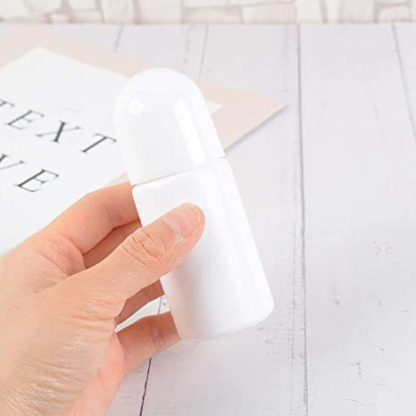 Wholesale 30ml 50ml 75ml Round Custom Color HDPE Plastic Roll-on Bottles for Cosmetic Packaging