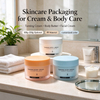  Double Wall Round PP Cream Jar 