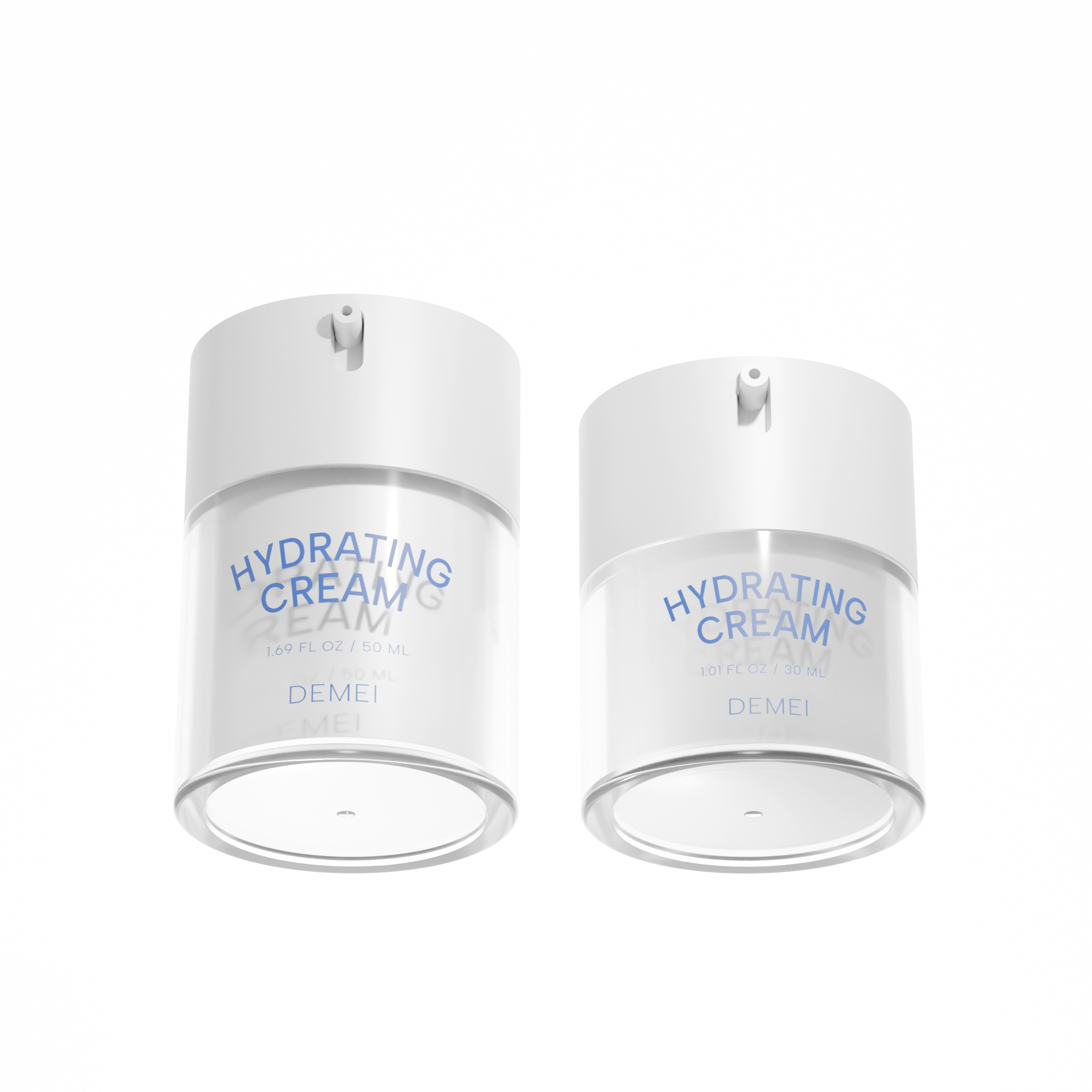 30/50ml airless plastic jar